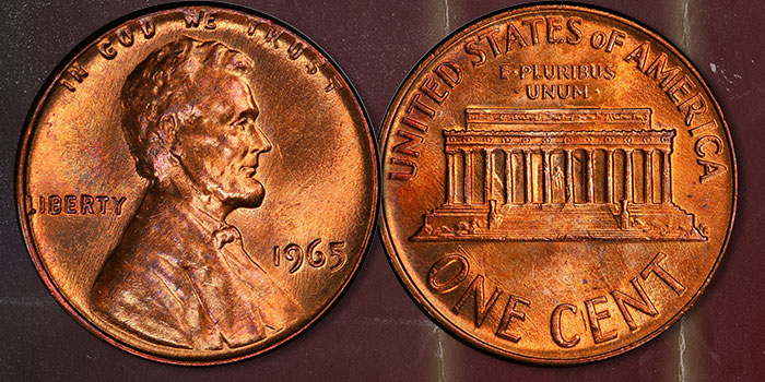 United States 1965 Lincoln Cent