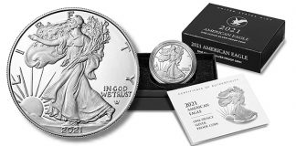 Redesigned 2021 San Francisco American Eagle Silver Proof Coin Available August 12