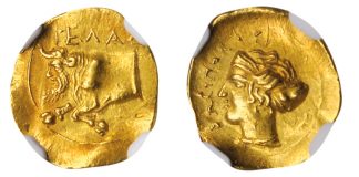 Stack's Bowers 2021 ANA World's Fair of Money Auction - Fantastic Sicilian Ancient Gold Coin With Mid-18th Century Pedigree