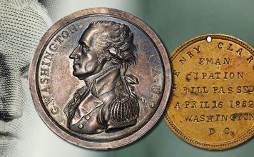ANA Money Museum Receives Important Donation of George Washington Medals From Dwight Manley