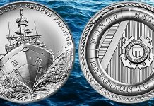 US Mint Opens Sales for U.S. Coast Guard 2.5 oz. Silver Medal August 17