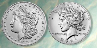 US Mint Opens Pre-Order Windows for Remaining 2021 Morgan, Peace Dollars August 3 and 10