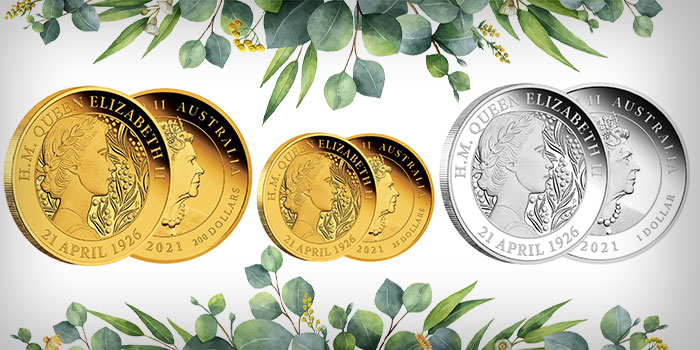 Queen Elizabeth II's 95th Birthday Celebrated on New Gold & Silver Proof Coins From Perth Mint