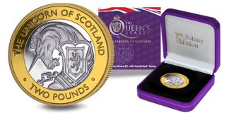Seventh Coin in Queen's Beasts Series Features the Unicorn of Scotland
