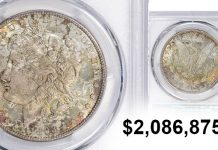 Famous Jack Lee 1893-S Morgan Silver Dollar Realizes $2.09 Million at GreatCollections Auction