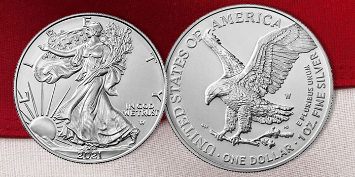 Redesigned 2021 West Point American Silver Eagle Uncirculated Coin Available September 9