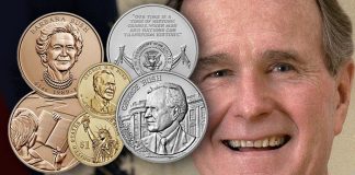 George H.W. Bush Coin and Chronicles Set Available From US Mint on Sept. 17