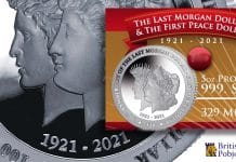 New 5oz Silver Coin Commemorates 100th Anniversary of Last Morgan, First Peace Dollars