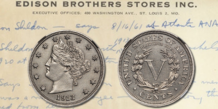 Stack’s Bowers Galleries to Display Famous Hawaii Five-O 1913 Liberty Head Nickel at Long Beach Expo