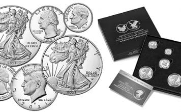 US Mint 2021 Silver Proof Set With American Eagle Coins Avail. Oct. 1
