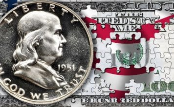 United States 1951 Franklin Half Dollar Proof