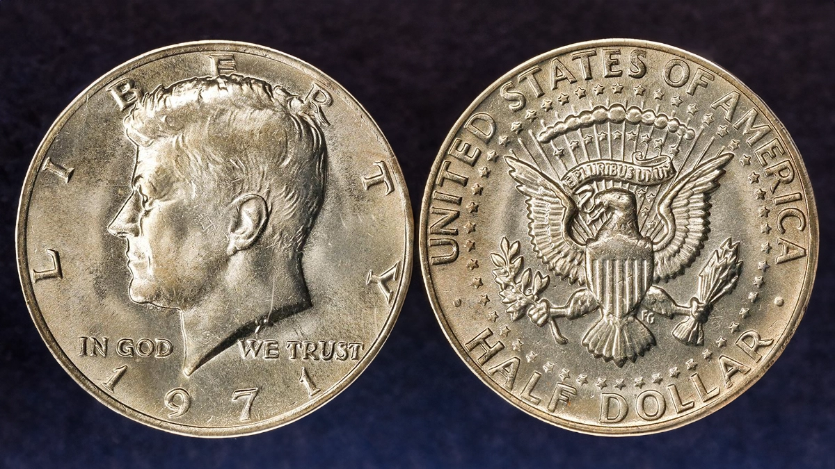 thumbnail image 2 of Kennedy Half Dollars BU Set – 54 Coins (1971-1999) P & D Mints In Mint Cello 2 of 2