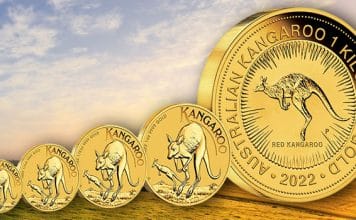 Perth Mint Coin Profiles - Australia 2022 Kangaroo Gold Bullion Coins