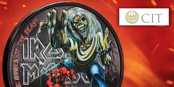 New Silver Coin Celebrates 40 Years of Iron Maiden's Number of the Beast