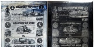 Printing Plates for Mid-1800s Banknotes Featured in Upcoming GreatCollections Sale