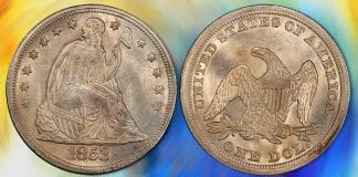 Scarce Gem 1853 Seated Liberty Dollar Offered by GreatCollections
