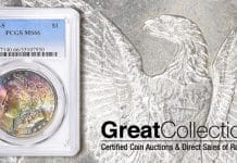 Toned Gem 1882-S Morgan Dollar Offered by GreatCollections