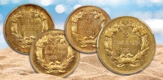 David Lawrence Offering Almost Complete Collection of $3 Gold Coins