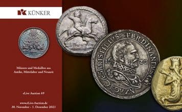 Künker eLive Auction 69: Ancient, World Coins and Military Decorations