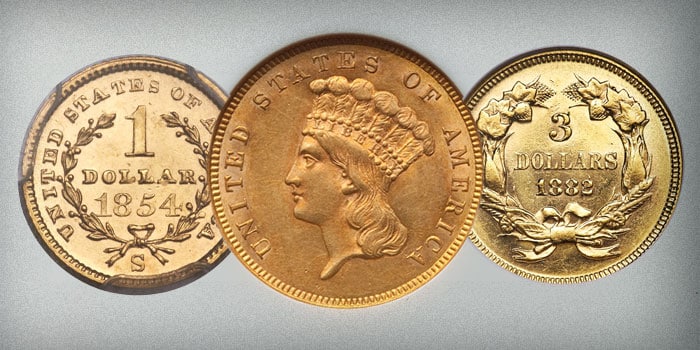 Heritage Features Gold Dollars and Threes in The Redding Collection Part 2
