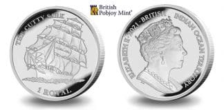 Pobjoy Issues Copper Nickel Version of Popular Cutty Sark Coins
