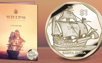Second Coin in British Virgin Islands Ship Series Features Columbus' Santa Maria