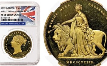 Una and the Lion Leads NGC-Certified SINCONA British Collection