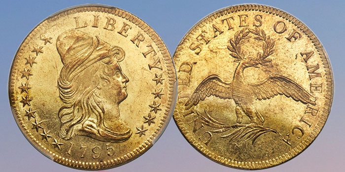 Finest 1795 Capped Bust Right Small Eagle $10 Gold to Sell at FUN