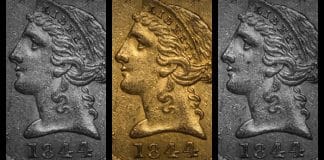 A Pricing Anomaly on 1844-O $10 Gold Half Eagles
