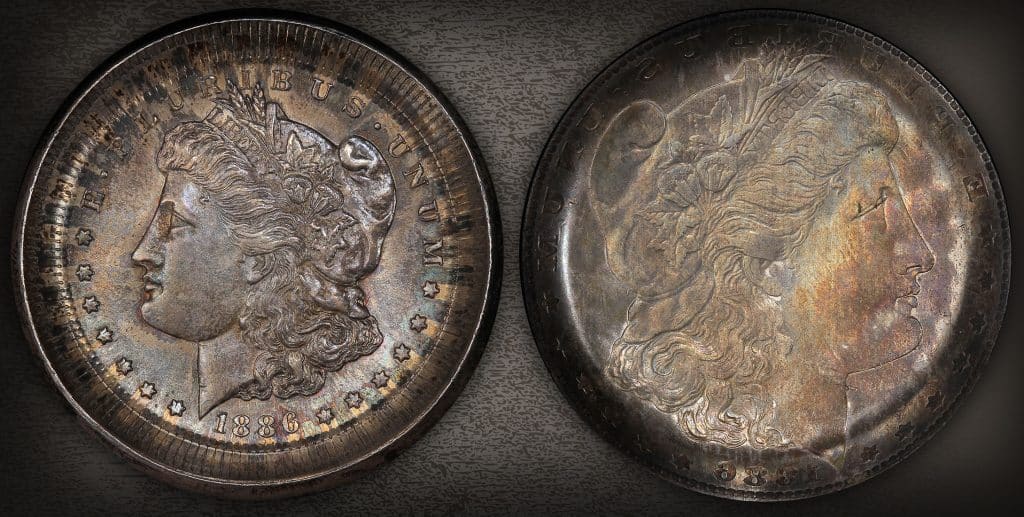 Spectacular 1886 Morgan Dollar Die Cap Error to be Auctioned by GreatCollections