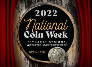 Dynamic Designs, Artistic Masterpieces Chosen as National Coin Week Theme