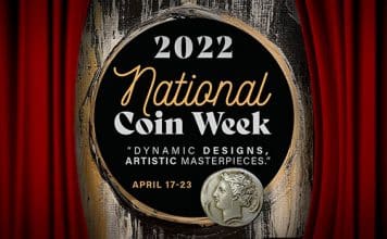 Dynamic Designs, Artistic Masterpieces Chosen as National Coin Week Theme