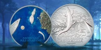 American Alligator Featured on High Relief Coin From CIT