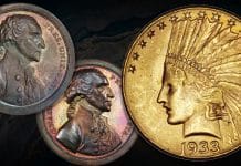 1933 Eagle, Baker-Manley Washington Medals at 2022 National Money Show