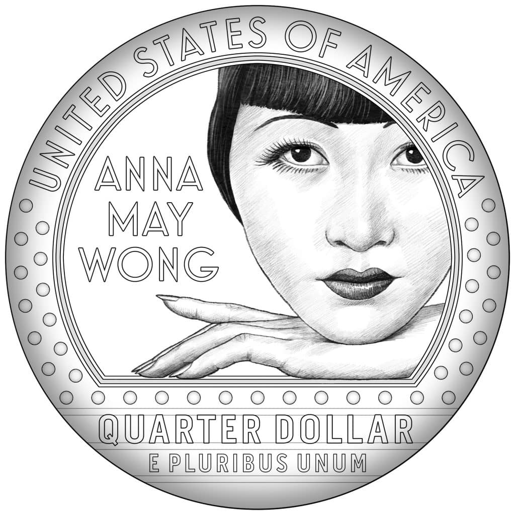 Anna May Wong will be the fifth American Women's Quarters release of 2022.