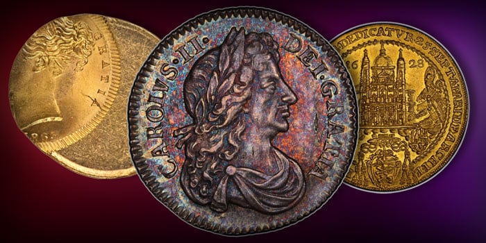Gem Off-Center Victoria Sovereign Among New World Coins at Atlas Numismatics