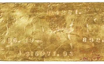 Heritage to Offer Largest Justh & Hunter Gold Ingot From 'Ship of Gold'