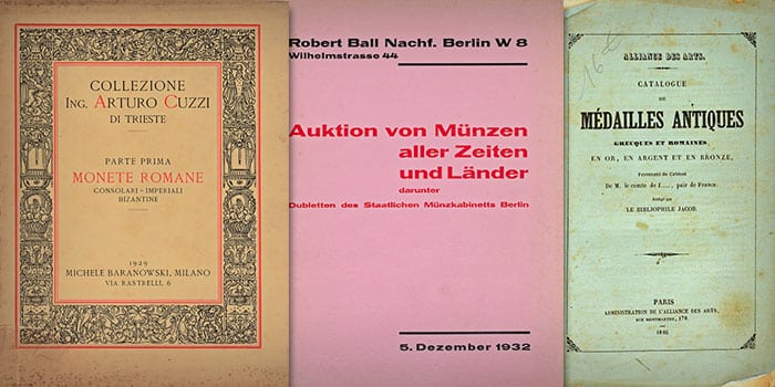 Künker to Offer Historic Auction Catalogs From Alain Poinsignon Library