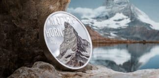 Latest High Relief Silver Coin From CIT Features Summit of Matterhorn