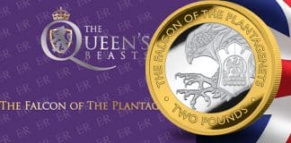 Final Coin in Queen's Beasts Series Features Falcon of Plantagenets