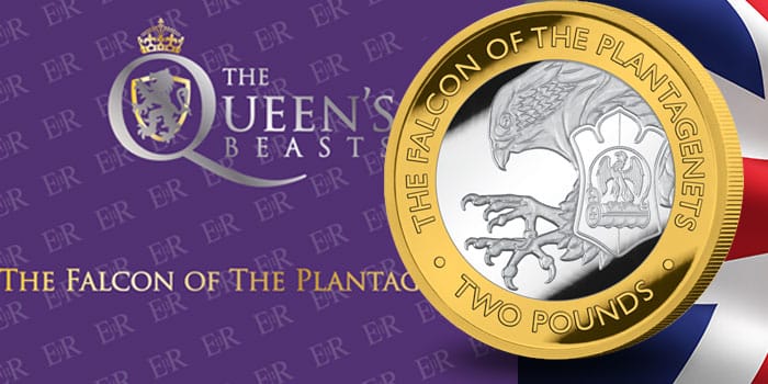 Final Coin in Queen's Beasts Series Features Falcon of Plantagenets
