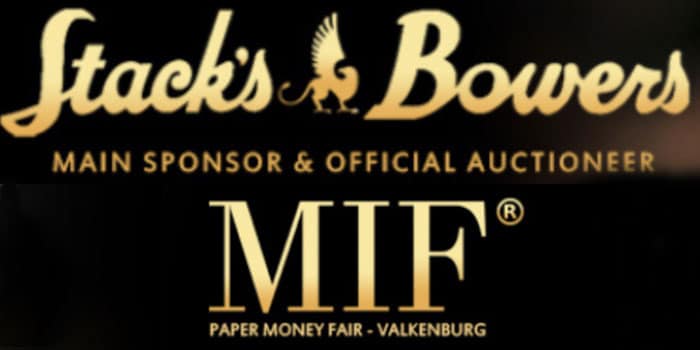 Stack’s Bowers Official Auctioneer of MIF Paper Money Fair in Valkenburg, Netherlands