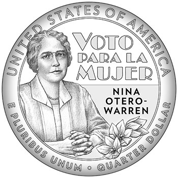 Nina Otero-Warren will be the fourth American Women's Quarters release of 2022.