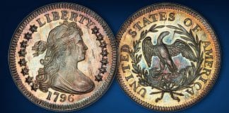 GreatCollections Acquires 1796 Quarter for $2.35 Million