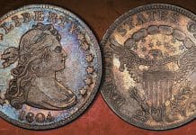 GreatCollections Offers Rare 1804 Draped Bust Quarter