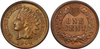 The 1894 Doubled Die Indian Cent