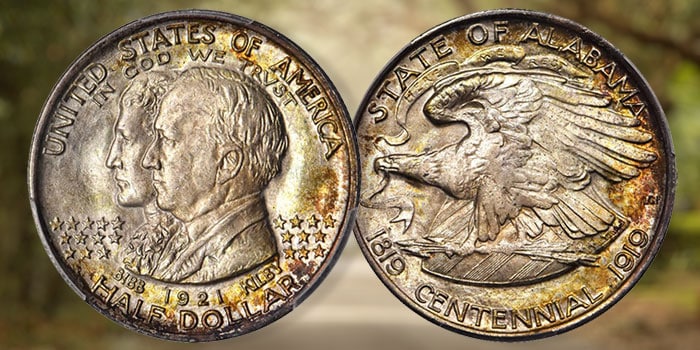 United States 1921 Alabama Centennial Half Dollar