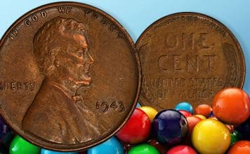 The Gumball Machine Giveth: GreatCollections Offers Rare 1943 Copper Cent