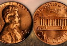 United States 1967 Lincoln Cent