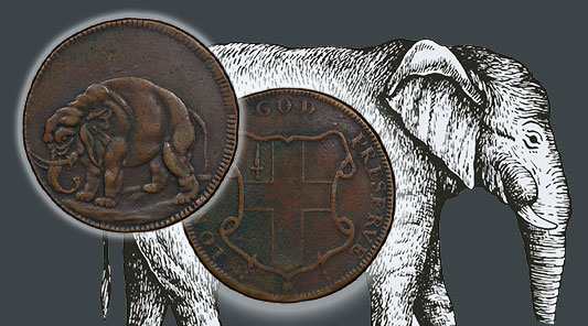 From the Dark Corner: An “Authenticated” Counterfeit 1694 Elephant Token